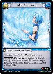 Grand Archive TCG: Mist Resonance - EN - DOA-180 (Dawn of Ashes, R)