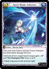 Grand Archive TCG: Spirit Blade: Infusion - EN - DOA-113 (Dawn of Ashes Prelude, U)