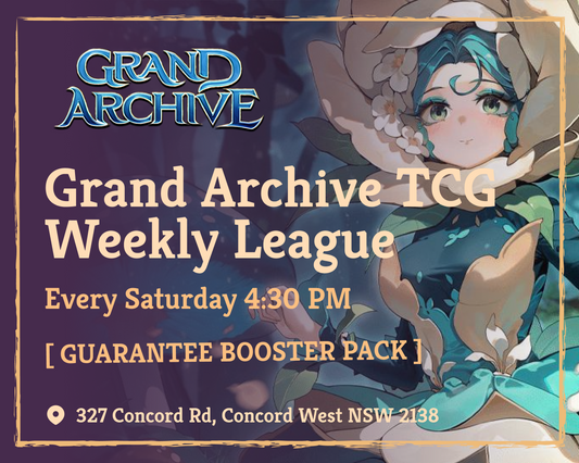 ✨📘 Grand Archive TCG — Weekly League @ SPELLROO GAMING (UPDATED) 📘✨