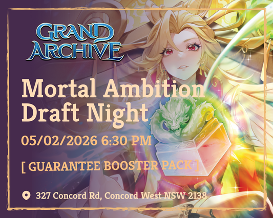 ✨📚 Grand Archive | Mortal Ambition Draft Night @ SPELLROO GAMING 📚✨