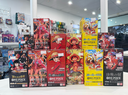 🚨🏴☠️ ONE PIECE JAPANESE BOOSTER BOXES ARE IN STOCK! 🏴☠️🚨