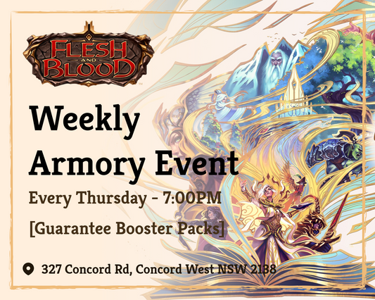 🩸⚔️ Flesh and Blood TCG — Weekly Armory Event @ SPELLROO GAMING ⚔️🩸