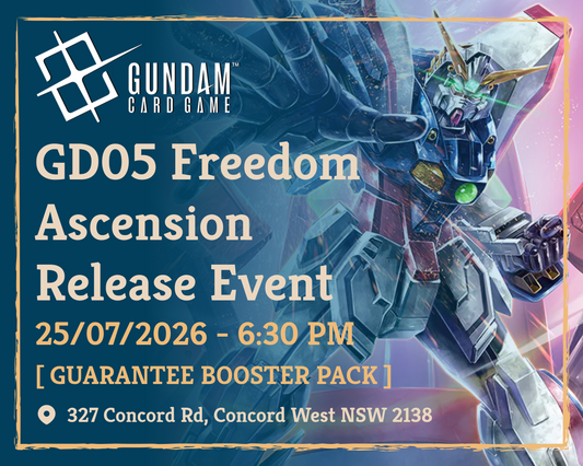 ⚡ Gundam Card Game – GD05: Freedom Ascension Release Event! ⚡