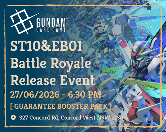 ✨🤖 GUNDAM CARD GAME ST10 & EB01 Battle Royale Release Event @ SPELLROO GAMING 🤖✨