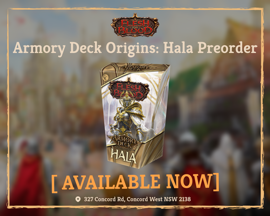 🔥✨ Flesh and Blood — Armory Deck Origins: Hala Preorder @ SPELLROO GAMING ✨🔥