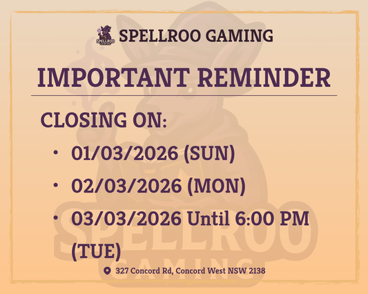 📢 IMPORTANT REMINDER – Store Closure Notice