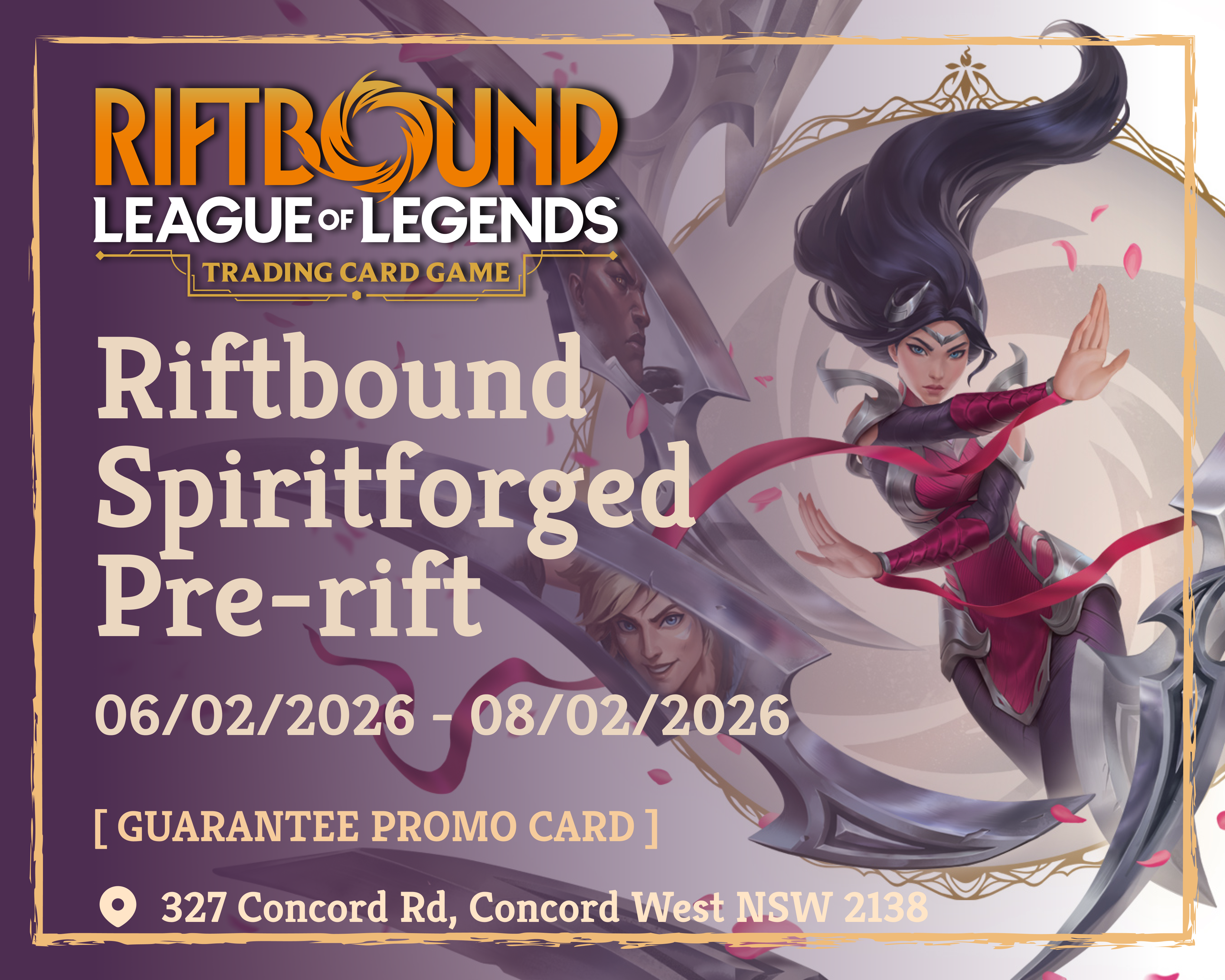 ⚔️ SPELLROO GAMING 2.6–2.8 Riftbound: Spiritforged Pre-Rift (Sealed)