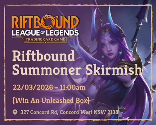 ⚔️✨ Riftbound: League of Legends TCG — Summoner Skirmish (Win an Unleashed Box) @ SPELLROO GAMING ✨⚔️