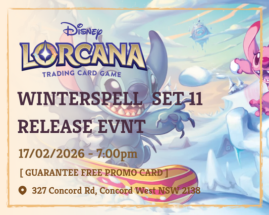 ✨❄️ Disney Lorcana: Set 11 — Winterspell Release Event @ SPELLROO GAMING ❄️✨