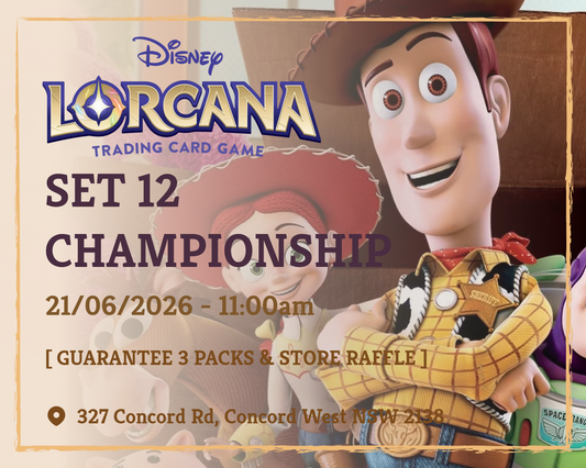 ✨🏆 Disney Lorcana TCG — Set 12 Wilds Unknown Championship @ SPELLROO GAMING 🏆✨