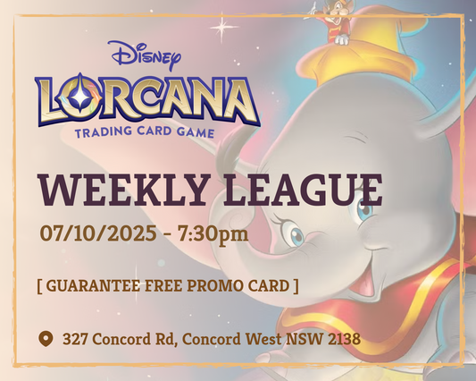 🃏✨ Lorcana Weekly League @ SPELLROO GAMING (7/10) ✨🃏