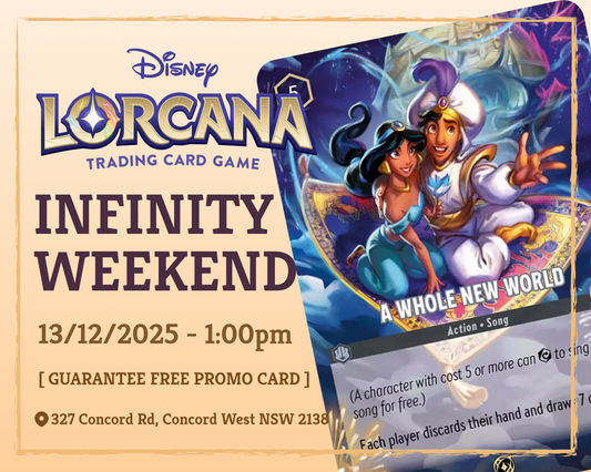 🃏✨ Lorcana Infinity @ SPELLROO GAMING (13/12) ✨🃏