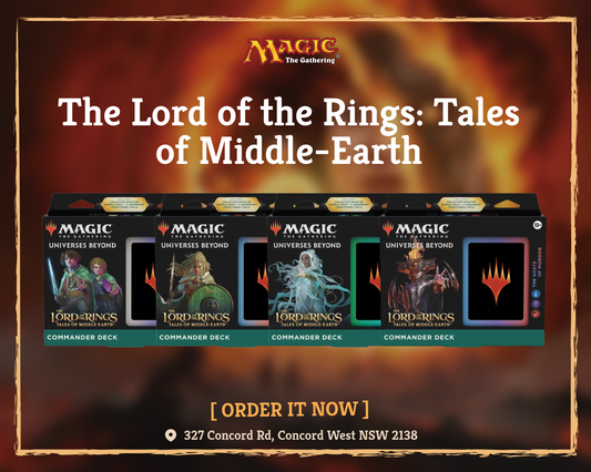⚔️🌋 The Lord of the Rings: Tales of Middle-earth Commander Decks NOW IN STOCK! 🌋⚔️