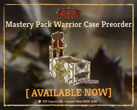 ⚔️🔥 Flesh and Blood – Mastery Pack: Warrior PREORDERS NOW LIVE 🔥⚔️