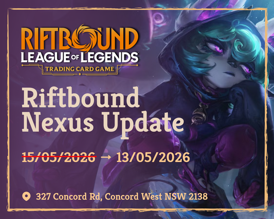 ⚔️📢 Riftbound Nexus Night Schedule Update 📢⚔️