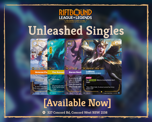 ⚔️🔥 Riftbound: Unleashed Singles Available Now! 🔥⚔️
