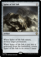 Spine of Ish Sah (BLC-285) - Bloomburrow Commander