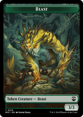 Beast (TM3C-015) - Modern Horizons 3 Commander Tokens Foil
