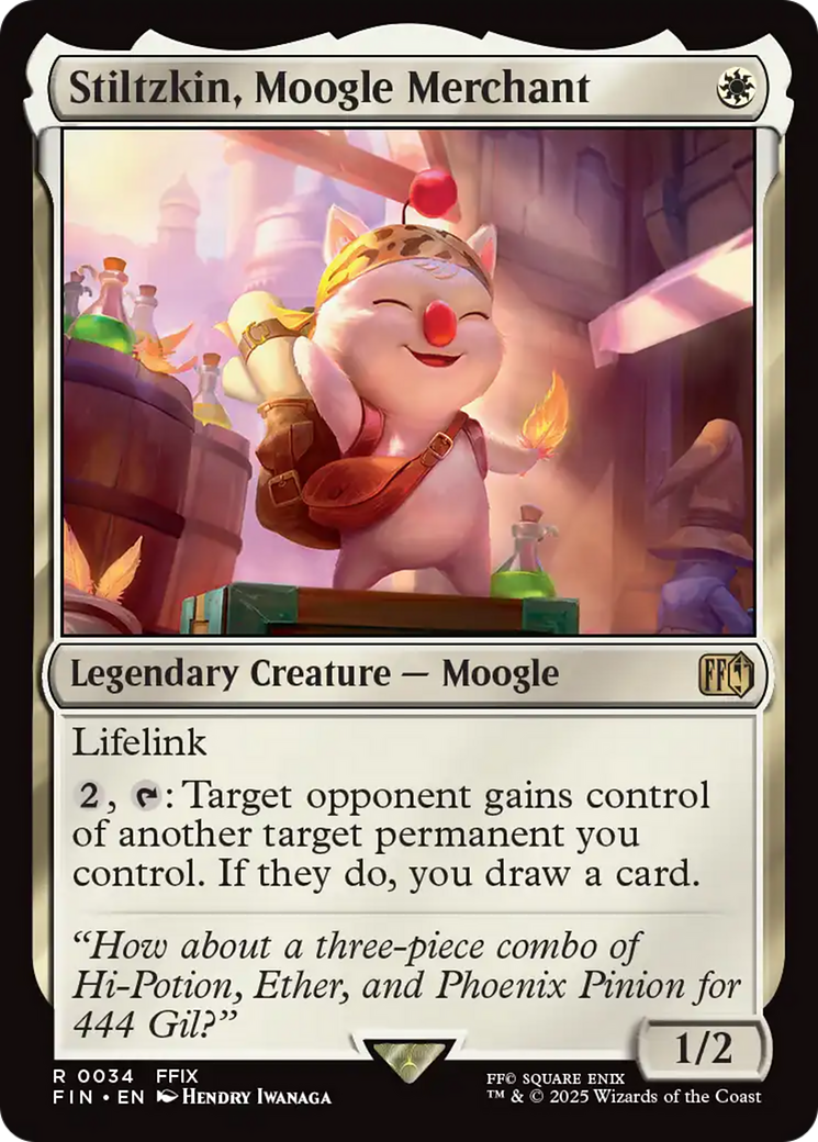 Stiltzkin, Moogle Merchant (FIN-034) - FINAL FANTASY Foil