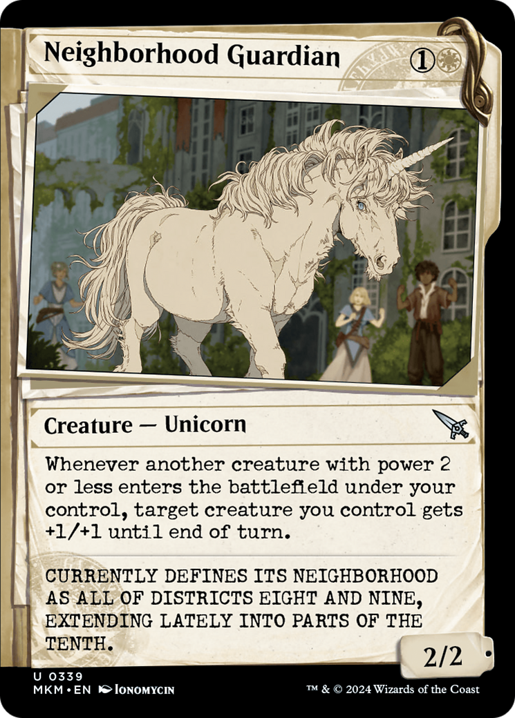 Neighborhood Guardian (Showcase) (MKM-339) - Murders at Karlov Manor: (Showcase)