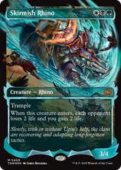 Skirmish Rhino (Showcase) (TDM-408) - Tarkir: Dragonstorm: (Showcase) Foil