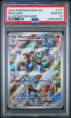 Machoke IR 177 151 PSA 10 front - cert 105604605