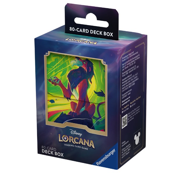 Disney Lorcana TCG: Set 6 - Azurite Sea - Scar Deck Box