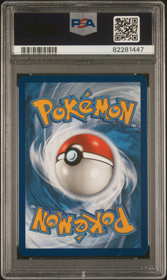Team Magma's Groudon EX 15 XY Double Crisis PSA 8 back - cert 113638348