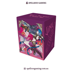 Riftbound: League of Legend TCG: Jinx Deck Box - Fits 80 Cards - English
