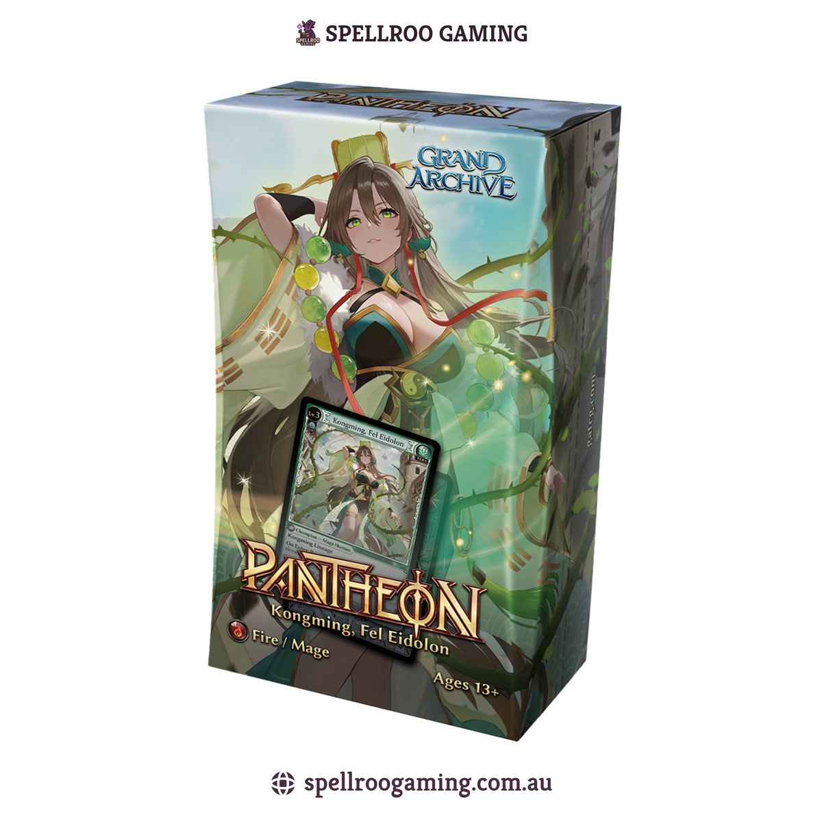 Grand Archive TCG: RDO - Radiant Origins Kongming, Fel Eidolon Pantheon Deck - English (PREORDER)