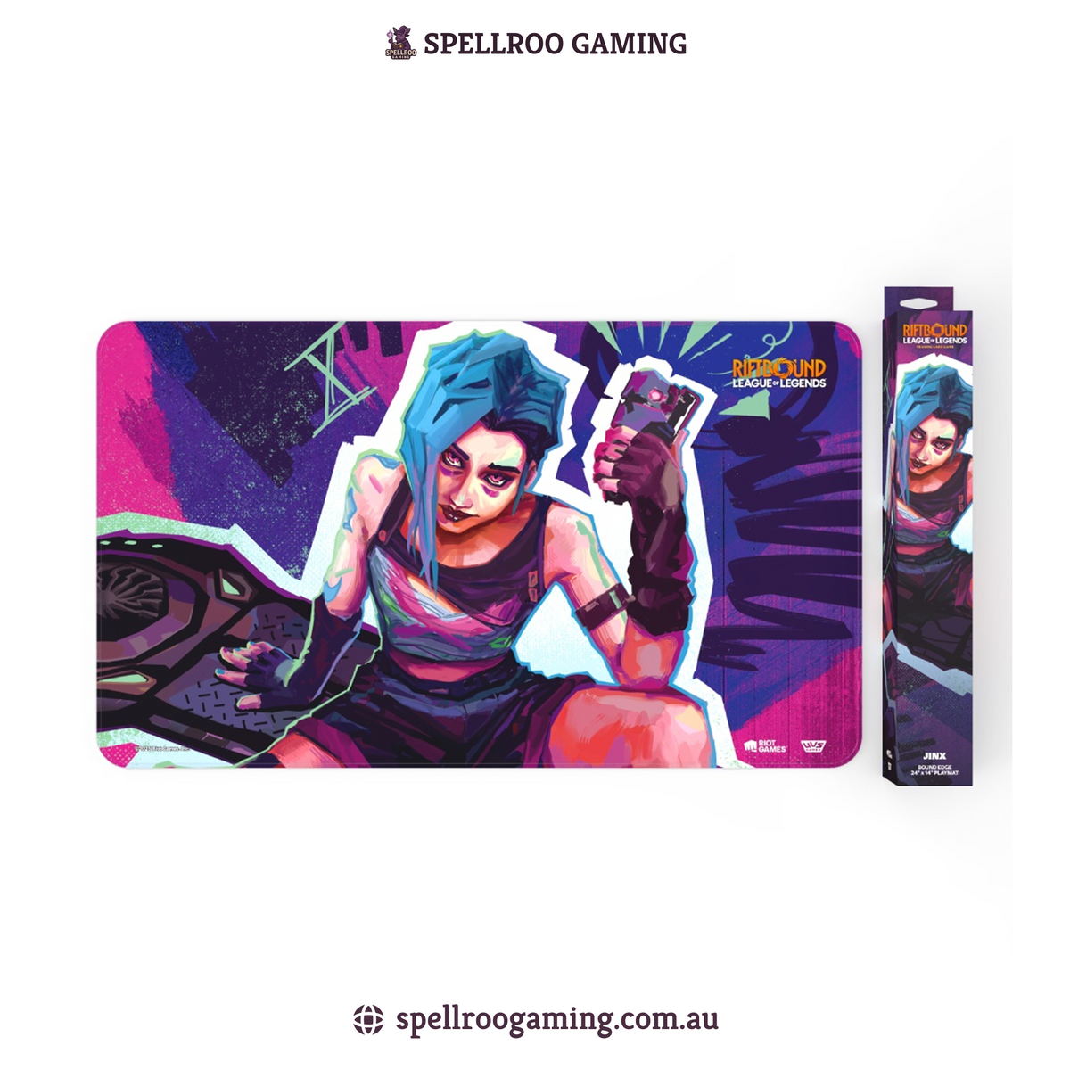 Riftbound: League of Legends TCG: Offical Single Playmat - Jinx – English
