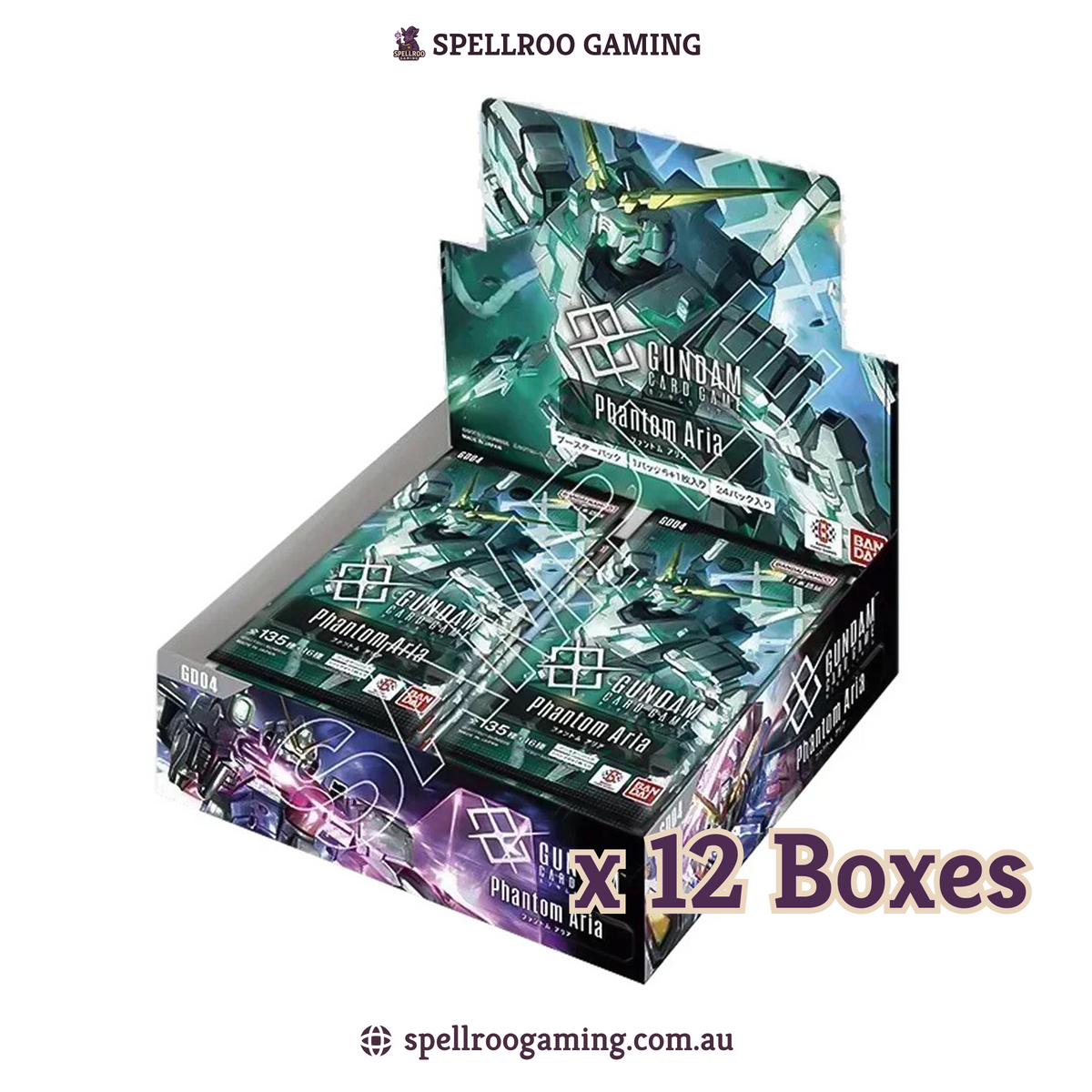 Gundam TCG Card Game: GD04 - Phantom Aria Booster Case – English