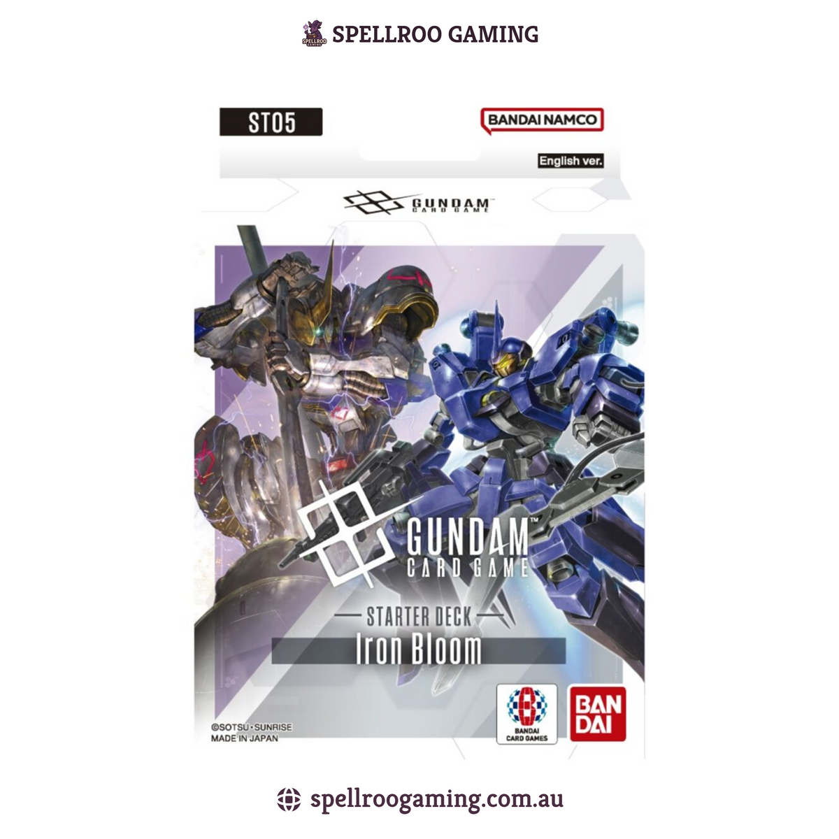 Gundam TCG Card Game: ST05 - Iron Bloom Starter Deck – English