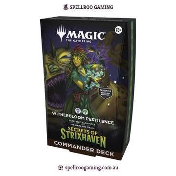 Magic: The Gathering: Secrets of Strixhaven Witherbloom Pestilence Commander Deck - English