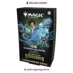 Magic: The Gathering: Secrets of Strixhaven Quandrix Unlimited Commander Deck - English