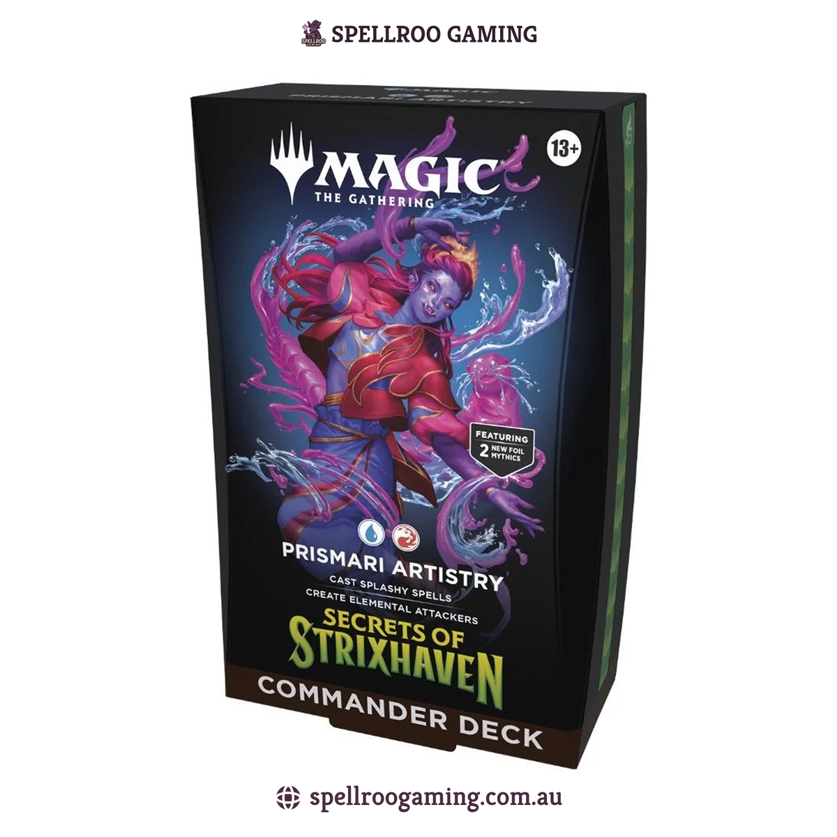 Magic: The Gathering: Secrets of Strixhaven Prismari Artistry Commander Deck - English