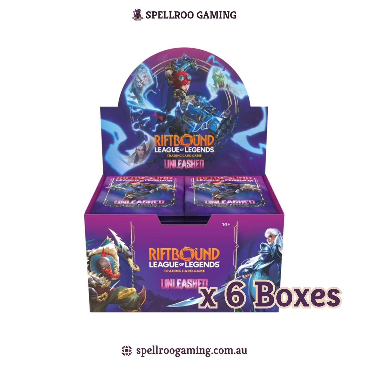 Riftbound: League of Legends TCG: Set 3 - Unleashed Booster Case – English