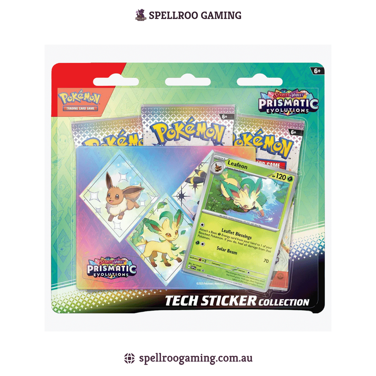 Pokemon TCG: Prismatic Evolutions - Scarlet & Violet Prismatic Evolutions Tech Sticker Collection - English