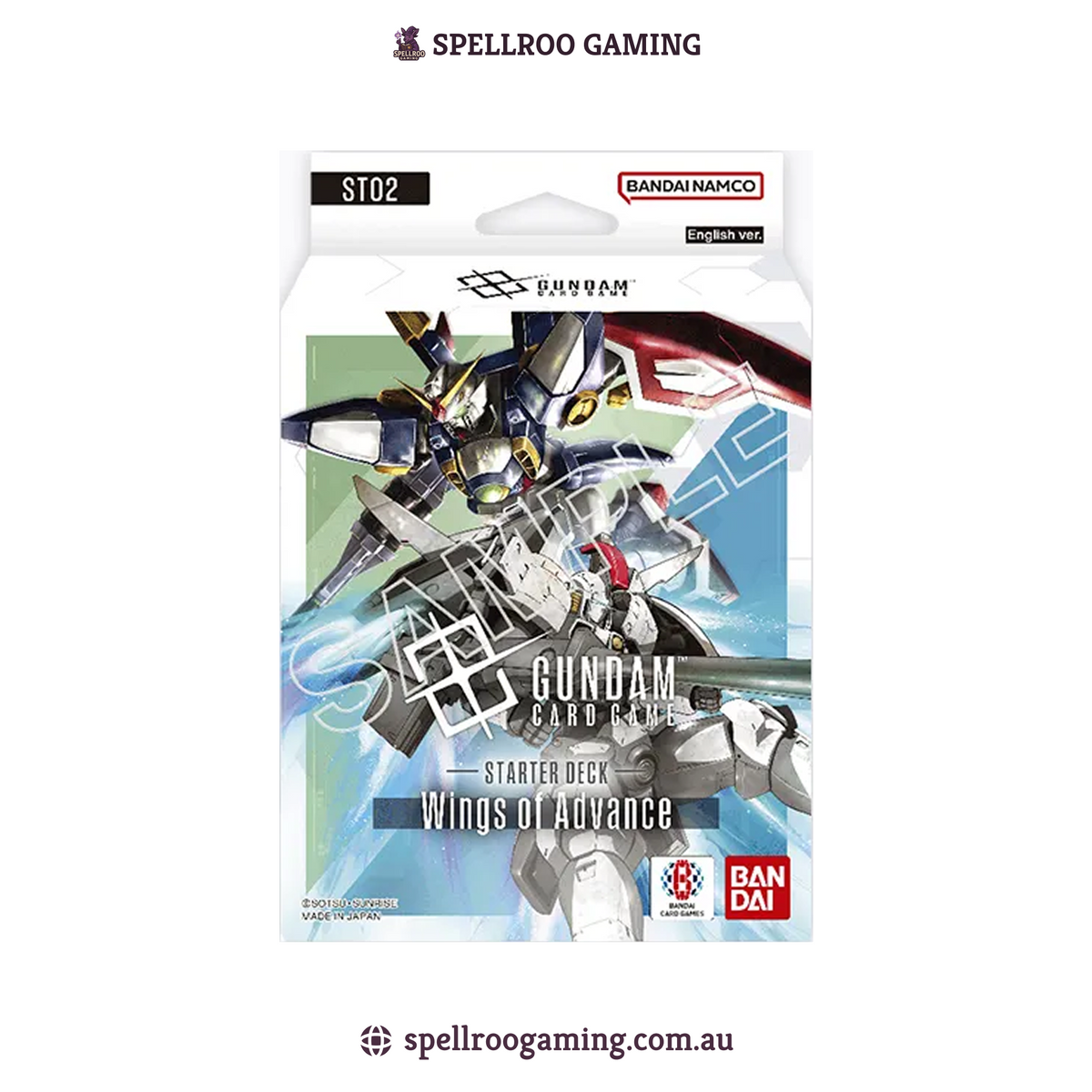 Gundam TCG Card Game: ST02 - Wings of Advance Starter Deck – English
