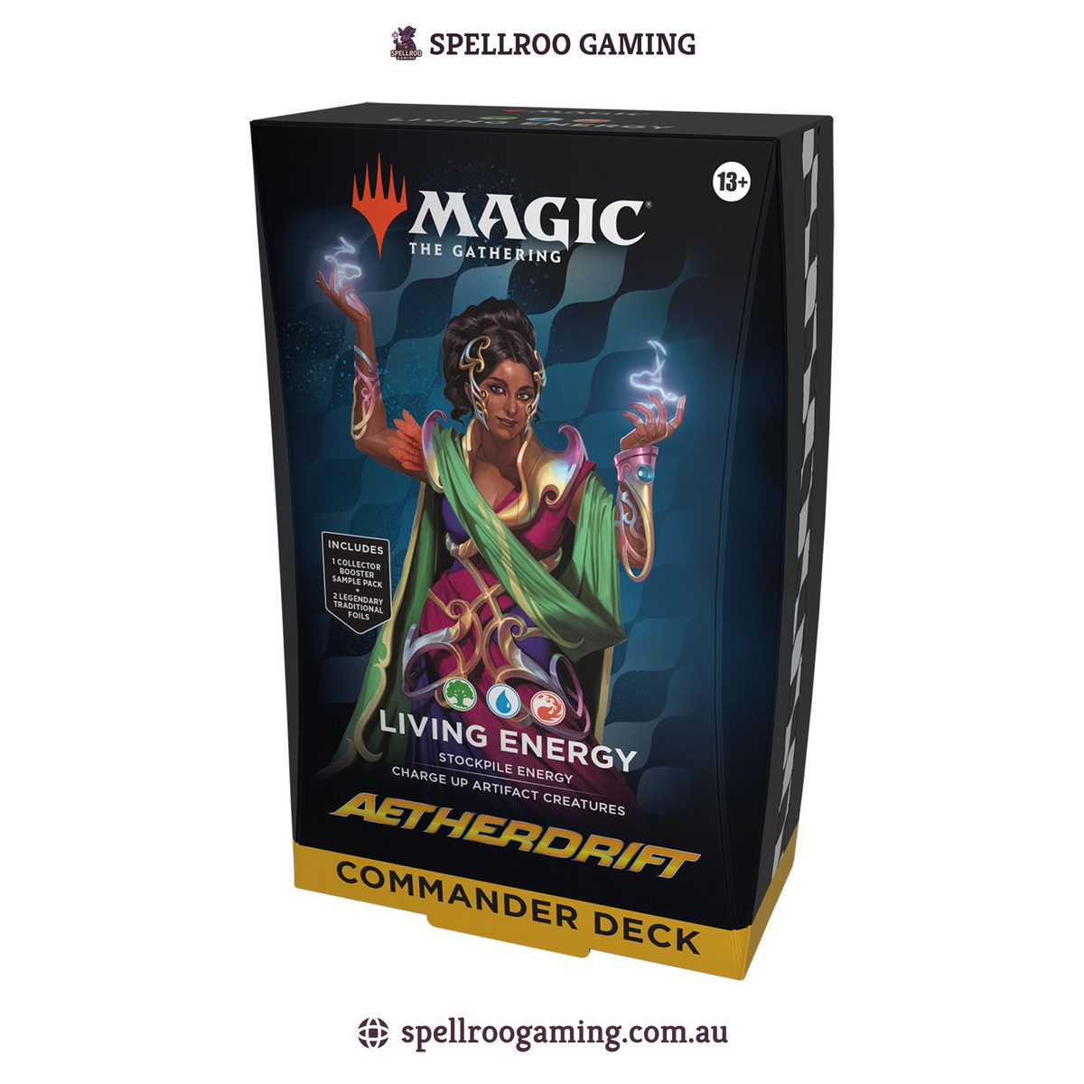 Magic: The Gathering: Aetherdrift - Aetherdrift Living Energy Commander Deck - English