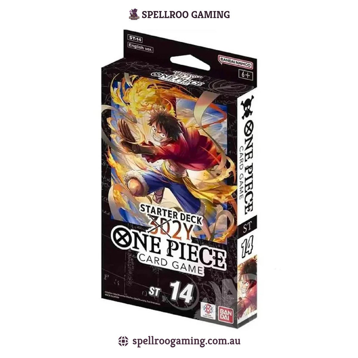 One Piece Card Game: ST-14 - Monkey.D.Luffy 3D2Y Starter Deck (Black) - English