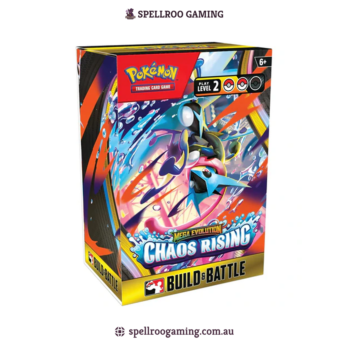 Pokemon TCG: Mega Evolution - Mega Evolution Chaos Rising Build and Battle Box - English