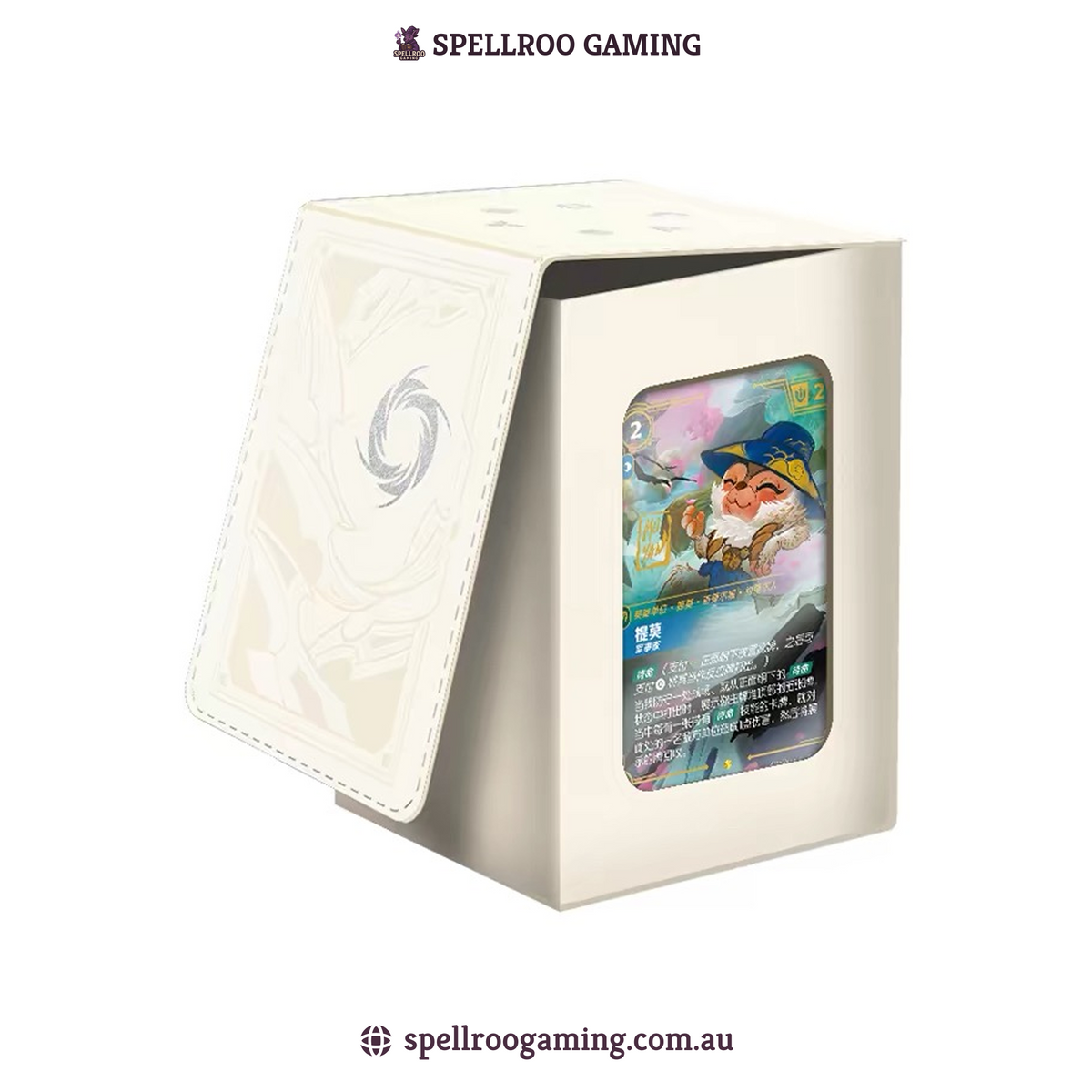 Riftbound: League of Legend TCG: Offical Deck Box - Spiritforged - Fits 80 Cards - Chinese