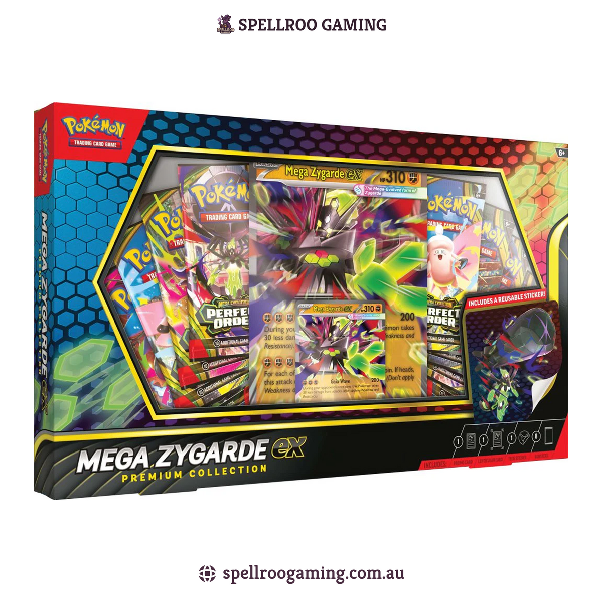 Pokemon TCG: Mega Evolution - Mega Zygarde ex Premium Collection - English