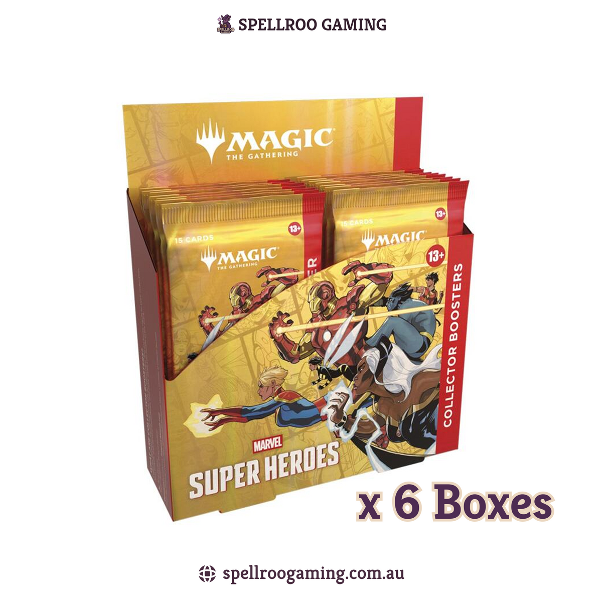 Magic: The Gathering: Marvel Super Heroes Collocter Booster Case - English (PREORDER)