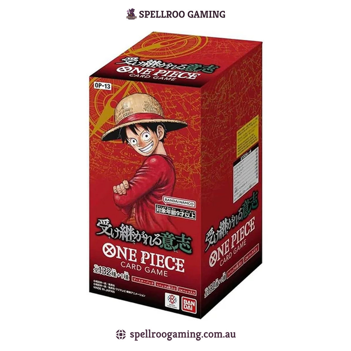 One Piece Card Game: OP-13 - Carrying On His Will Booster Box - Japanese