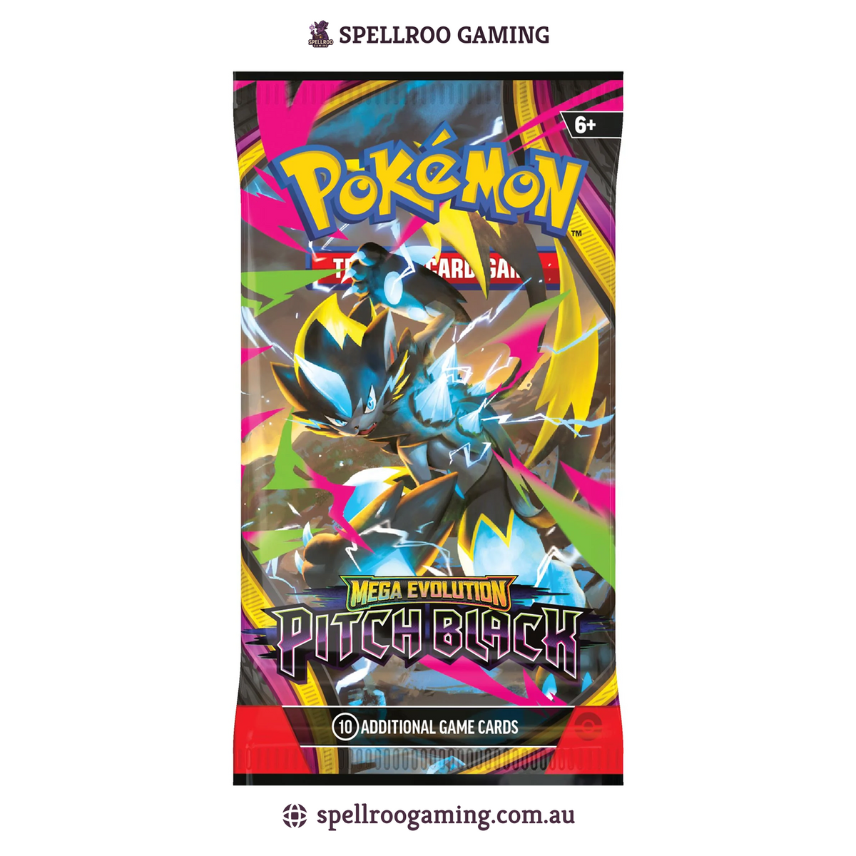 Pokemon TCG: Mega Evolution - Mega Evolution Pitch Black Booster Pack - English
