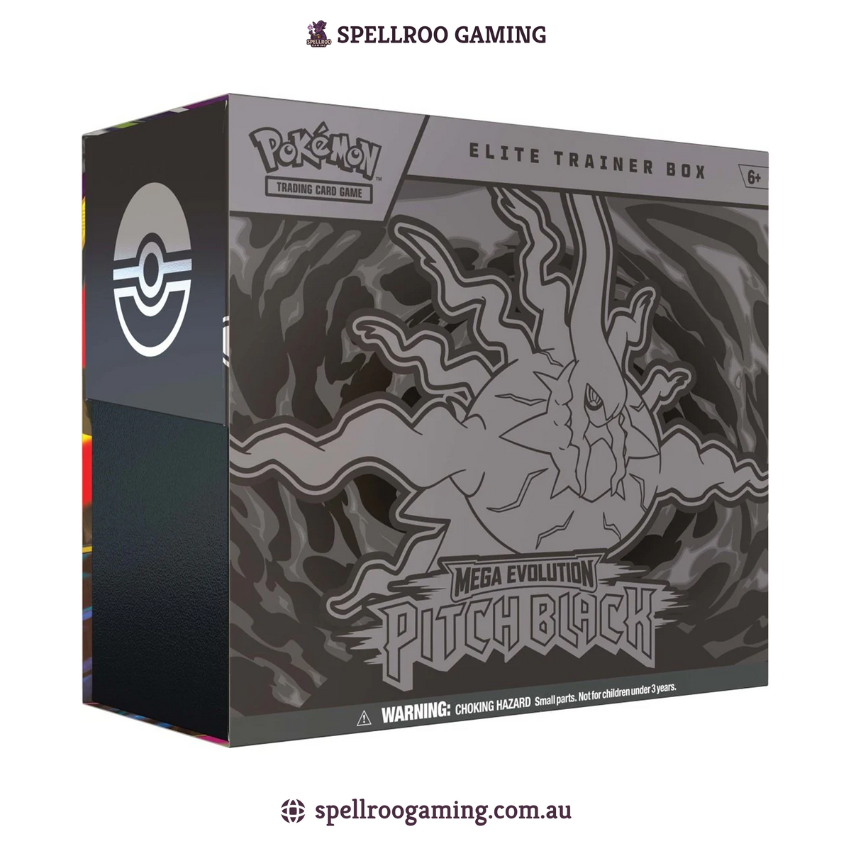 Pokemon TCG: Mega Evolution - Mega Evolution Pitch Black Elite Trainer Box - English