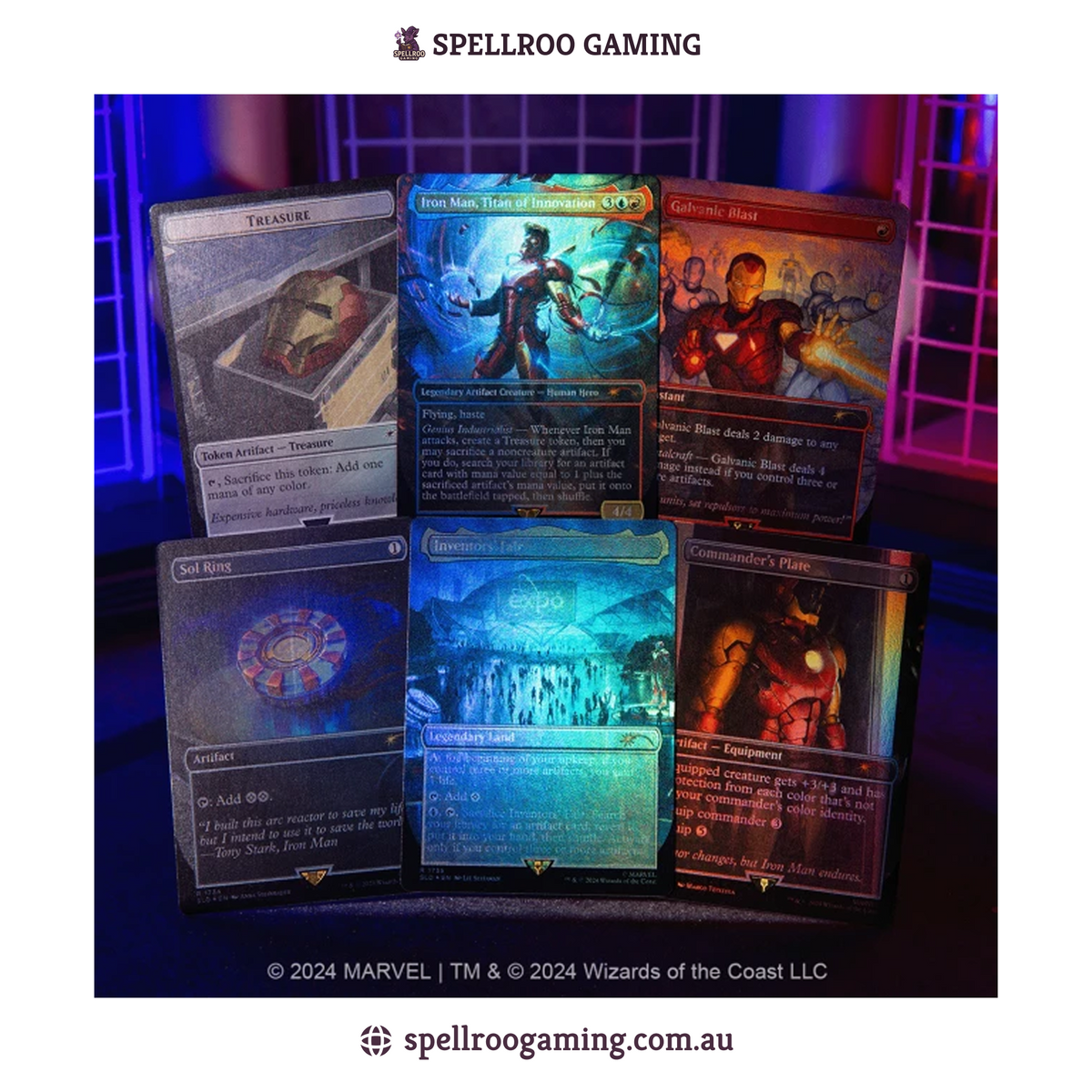 Magic: The Gathering: Secret Lair X Marvel: Iron Man (Rainbow Foil Edition) - English