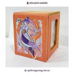 Riftbound: League of Legend TCG: Fiora Deck Box - Display Window - Fits 80 Cards -  English
